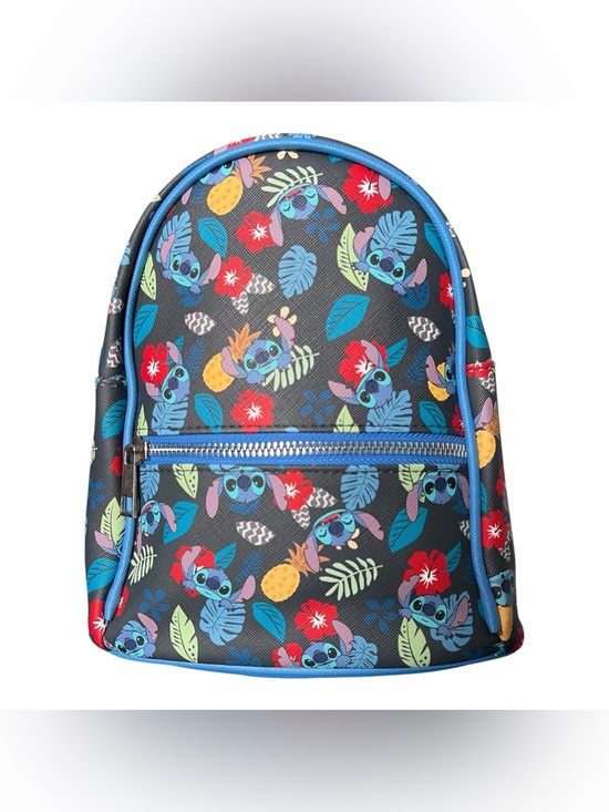 Bioworld Handbags - NWOT Disney Lilo & Stitch Tropical Print Mini Backpack and Card Holder Set